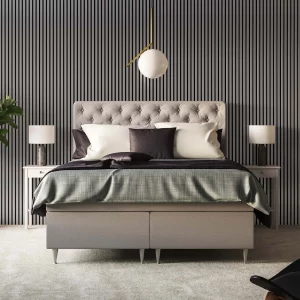 Ribbon-Design Saturno with Black RecoSilent in Bedroom