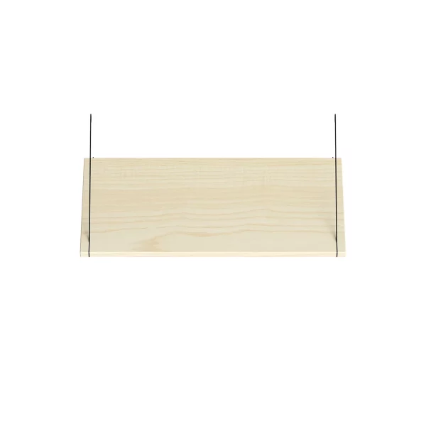 Brace shelf Diamond Ash 600 mm black brackets