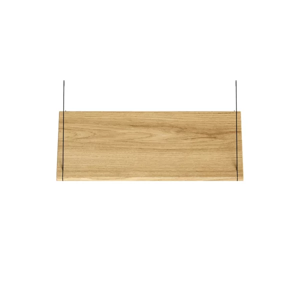 Brace shelf Diamond Oak 600 mm black brackets